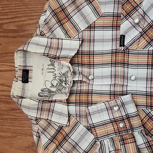 Bullhead snap up shirt size med‎